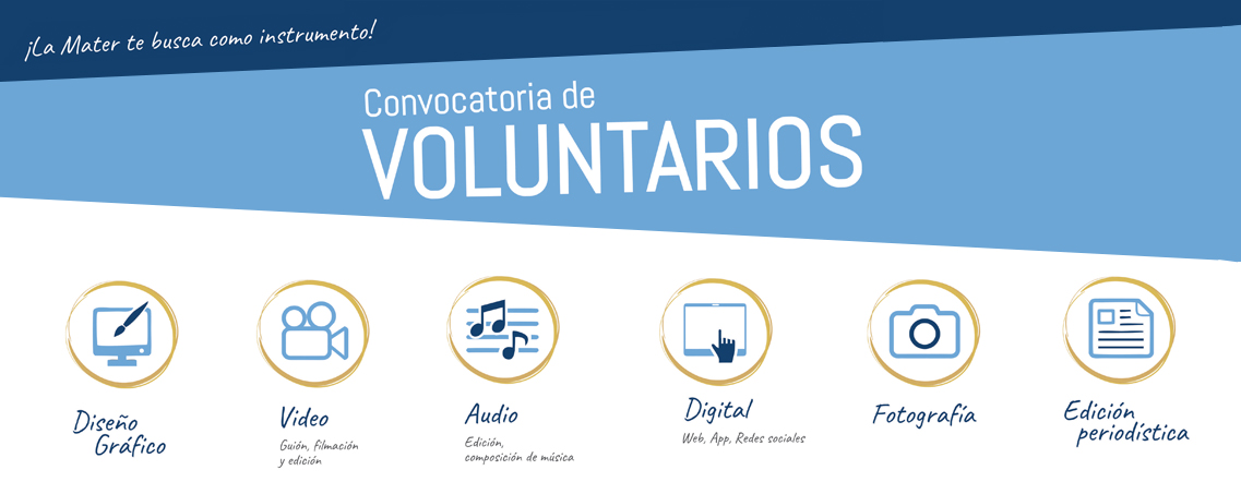 Convocatoria: Voluntarios para comunicación