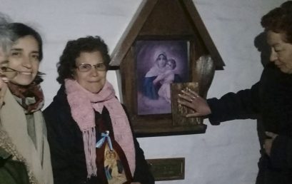 Visita de la réplica de la mano del Padre a San Miguel