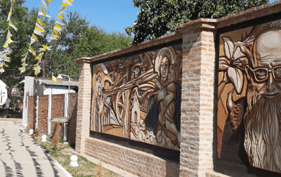 Inauguración de las obras de construcción del Santuario de Corrientes