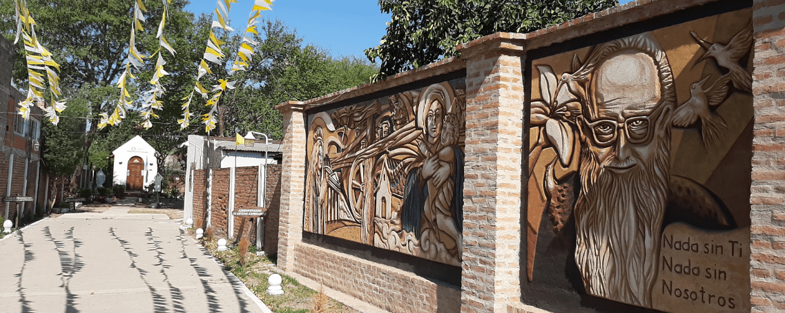 Inauguración de las obras de construcción del Santuario de Corrientes