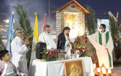 BENDICIÓN DE LA ERMITA DE NUESTRA SEÑORA DE SCHOENSTATT EN EL BARRIO MUGICA (VILLA 31)