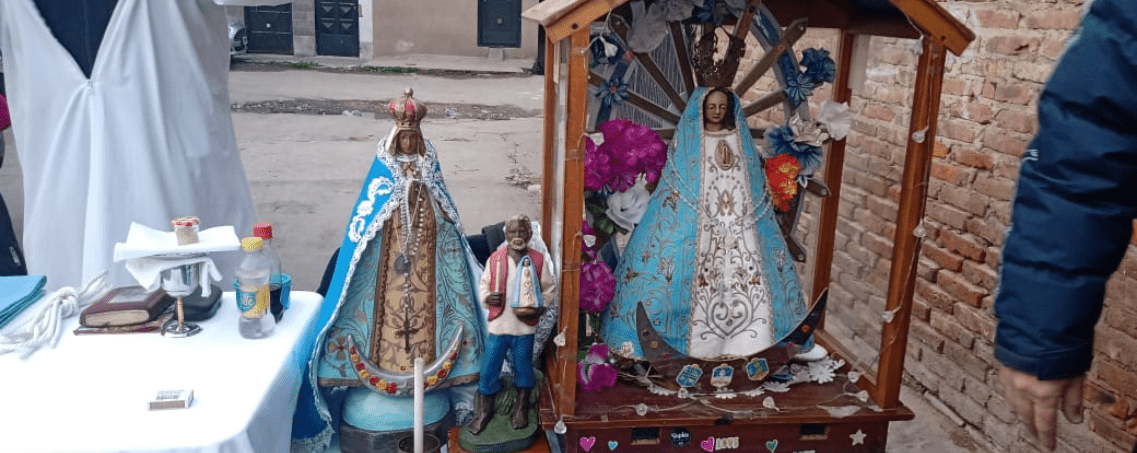 Una misión en el Barrio 9 de Julio en Villa Ballester